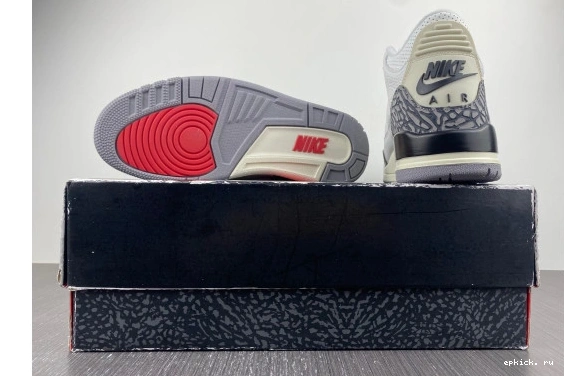 Cheap EP DN3707-100 Jordan White DN3707-100 Retro Reimagined 3 Cement 0318